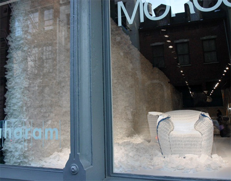 Moroso New York Store In All White
